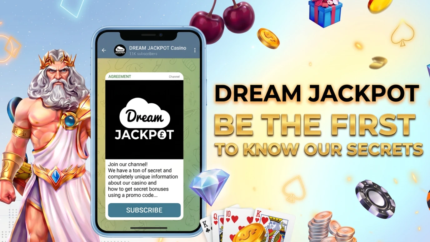 Dream Jackpot VIP and loyalty programme with exclusive promotions for higher-tier players
